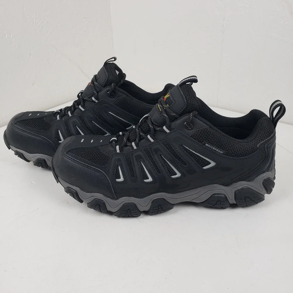 Thorogood 804-6293 Mens 9.5 M Waterproof Safety Toe Work Shoes Black EH
